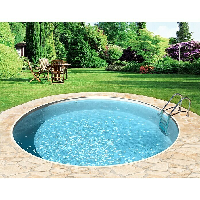 myPool Premium Pool-SetØ x H: 400 x 150 cm, 18 m³, Farbe Innenfolie: Sand Mood Shot