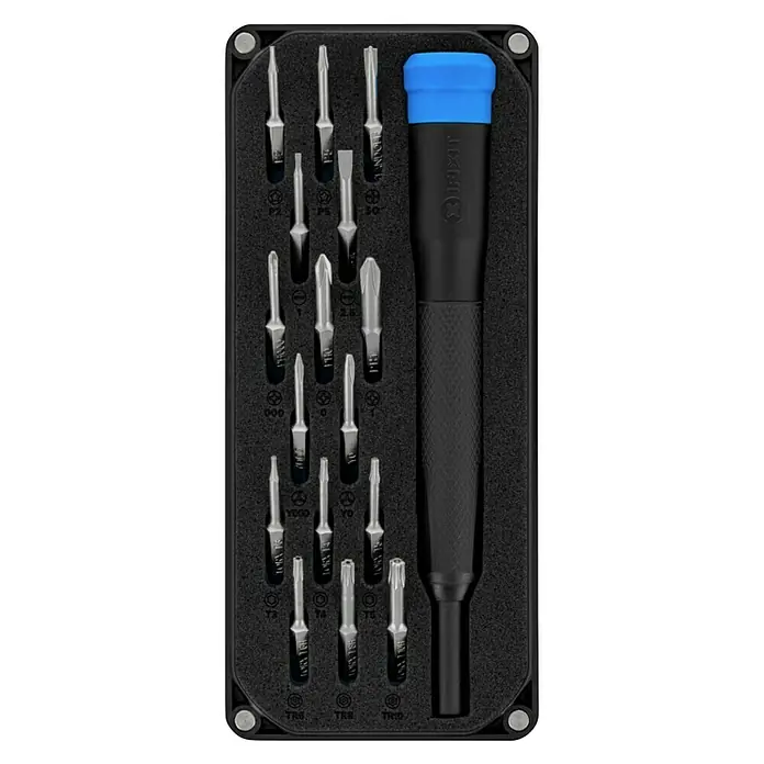 iFixit Reparatur-Set Minnow - Geeignet für: Kleingeräte, 18 -tlg. - Präzisions-Bit-Set mit Schraubendreher für Elektronikreparaturen. Das Set enthält verschiedene Bits für eine Vielzahl von Geräten.