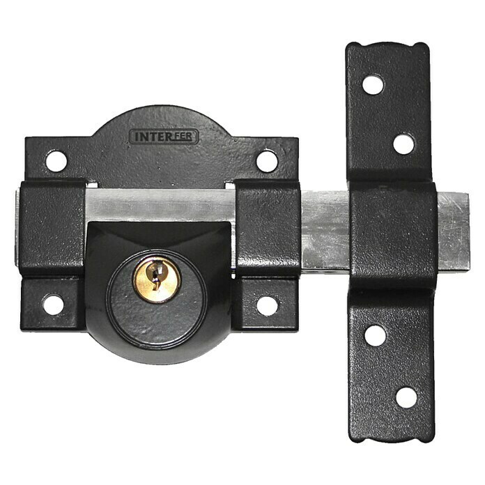 Interfer Gama V Cerrojo 9 (135 x 143 x 23 mm, Número de llaves: 3 ud., Pintado) | BAUHAUS