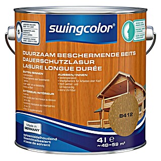 swingcolor Houtbeits Duurzaam Beschermend (Teak, 4 l, Zijdeglans)
