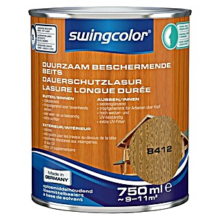 swingcolor Houtbeits Duurzaam Beschermend Teak (Teak, 750 ml, Zijdeglans)