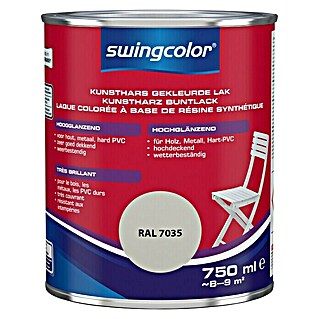 swingcolor Gekleurde kunstharslak (Lichtgrijs, 750 ml, Hoogglans)