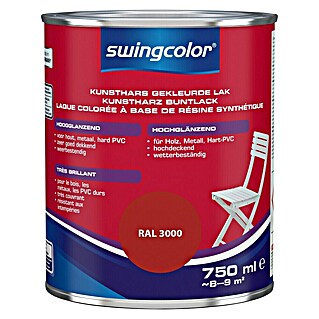 swingcolor Kleurlak (Vuurrood, Hoogglans, 750 ml)