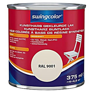 swingcolor Kleurlak (Crèmewit, Zijdemat, 375 ml)