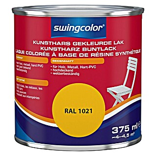 swingcolor Kleurlak (Koolzaadgeel, Zijdemat, 375 ml)