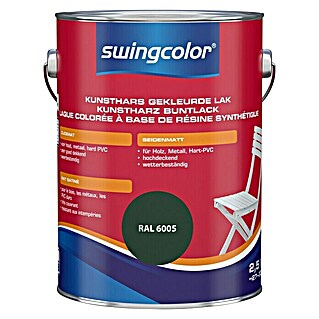 swingcolor Gekleurde kunstharslak (Mosgroen, 2,5 l, Zijdemat)