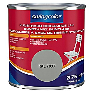 swingcolor Gekleurde kunstharslak (Stofgrijs, 375 ml, Zijdemat)