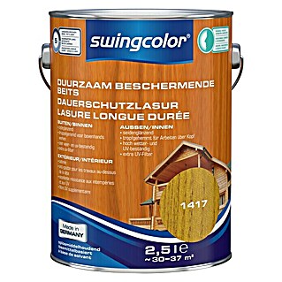 swingcolor Houtbeits Duurzaam Beschermend Kers (Kers, 2,5 l, Zijdeglans)