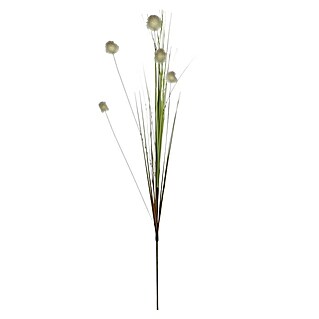 Kunstpflanze Gras (Höhe: 84 cm, Weiß, Kunststoff)