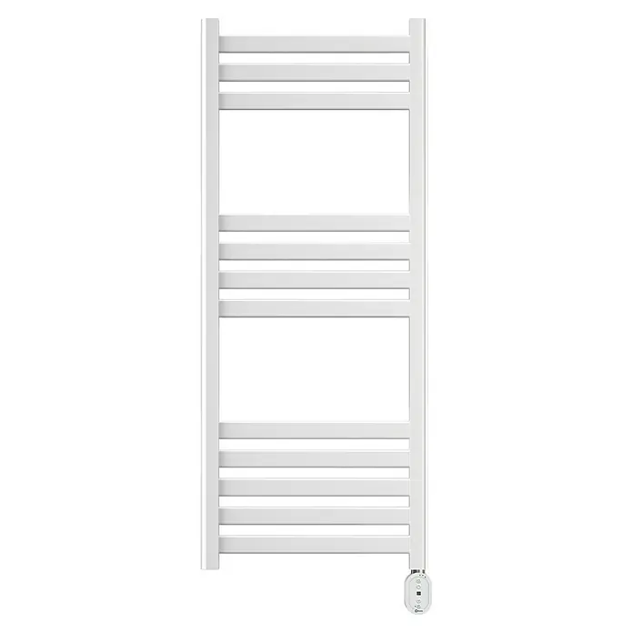 Rointe Radiador toallero eléctrico Lyon Oval - An x Al: 50 x 120 cm, Blanco - Un elegante toallero blanco. Perfecto para secar toallas y añadir calidez a tu baño. Diseño moderno que complementa cualquier cuarto de baño.