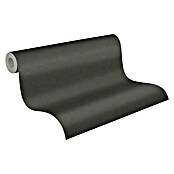 A.S. Création New Life Vliestapete mit leichter Schattierung (Schwarz, Uni, 10,05 x 0,53 m) | BAUHAUS