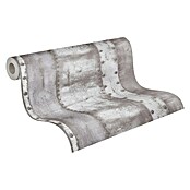 A.S. Création Industrial Vliestapete Patina (Hellgrau, Metalloptik, 10,05 x 0,53 m) | BAUHAUS