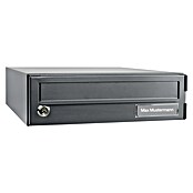 Burg-Wächter Wandbriefkasten eBoxx E 625 (L x B x H: 45 cm x 380 mm x 11,5 cm, Anthrazit, Stahl, Namensschild) | BAUHAUS