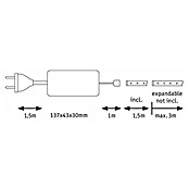 Paulmann LED-Band MaxLED Basisset 1000 (1,5 m, Tageslichtweiß, 17 W, Einsatzbereich: Feuchtraum)