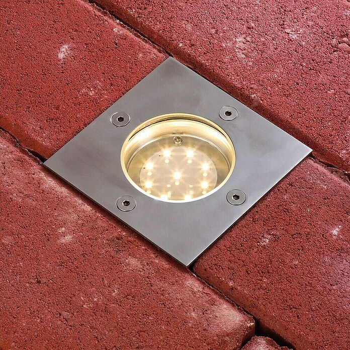 Paulmann Plug & Shine LED-Gartenspot (3,6 W, Warmweiß, IP65, Quadratisch)