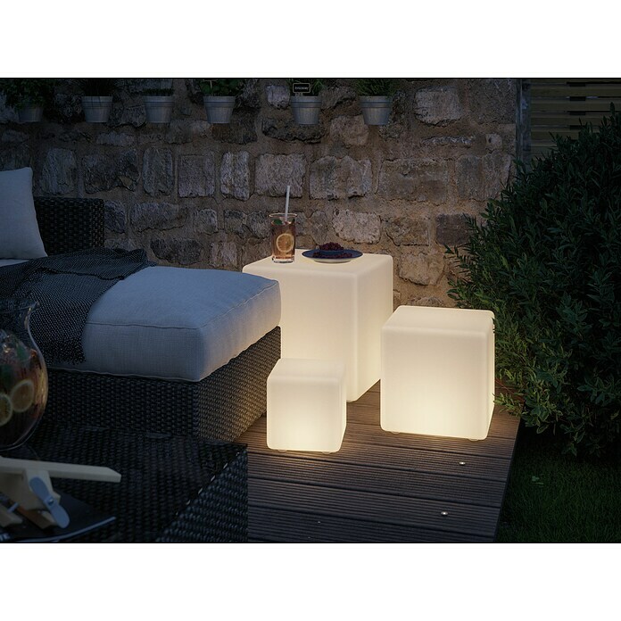 Paulmann Plug & Shine Lámpara LED decorativa (6,5 W, Blanco, L x An x Al: 30 x 30 x 30 cm)