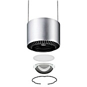 Paulmann URail Lámpara colgante LED (16 W, Cromado mate, Altura: 8,5 cm)