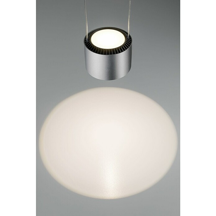 Paulmann URail Lámpara colgante LED (16 W, Cromado mate, Altura: 8,5 cm)