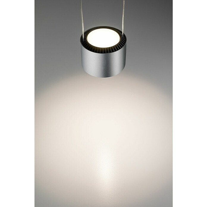 Paulmann URail Lámpara colgante LED (16 W, Cromado mate, Altura: 8,5 cm)