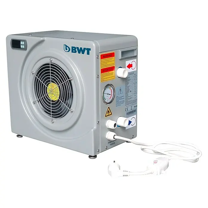 BWT Wärmepumpe Plug & Play 25 - Passend für: Pools bis 25.000 l Beckeninhalt - Das BWT-Produkt im Detail. Kompakte Bauweise, leicht zu installieren und zu bedienen. Ideal für Schwimmbäder und Wärmepumpen.