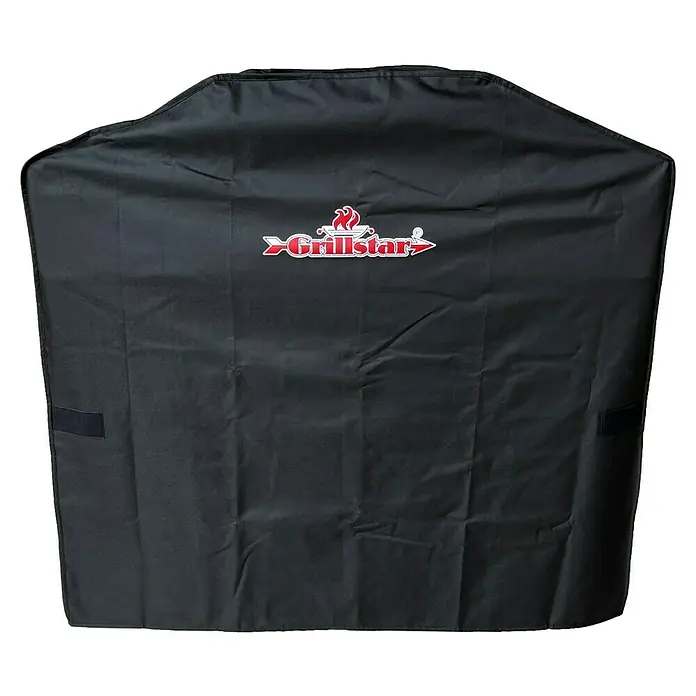 Grillstar Grill-Schutzhülle - Passend für: Grillstar Gasgrill Manhattan - Schwarze Grillstar Grillabdeckung zum Schutz vor Witterungseinflüssen und Staub, mit praktischen Klettverschlüssen an den Seiten für sicheren Halt.