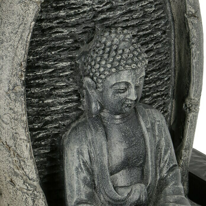 Zimmerbrunnen Zen24 x 18,3 x 21 cm, Grau, Mit Pumpe Detail Shot