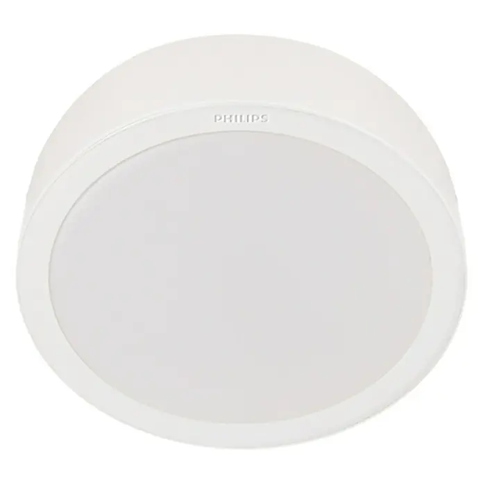 Philips Plafón LED redondo para pared y techo Meson - 17 W, Ø x Al: 17 x 5,3 cm, Blanco, Blanco neutro - Lámpara de techo blanca de Philips para una iluminación brillante y energéticamente eficiente en espacios interiores. Diseño moderno, fácil instalación.