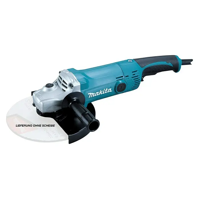 Makita Elektro-Winkelschleifer GA9050R - 2.000 W, Durchmesser Scheibe: 230 mm, Leerlaufdrehzahl: 6.600 U/min - Makita Winkelschleifer. Die ideale Lösung zum Schleifen, Trennen und Entgraten. Hohe Leistung und Zuverlässigkeit für professionelle Anwendungen.