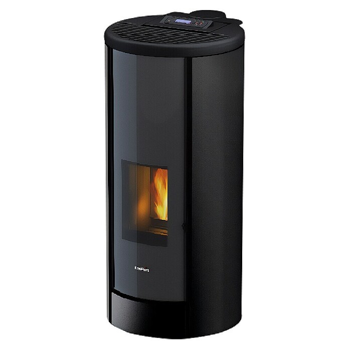 FreePoint Pelletofen (2,4 - 9,1 kW, Raumheizvermögen: 218,4 m³, Schwarz)
