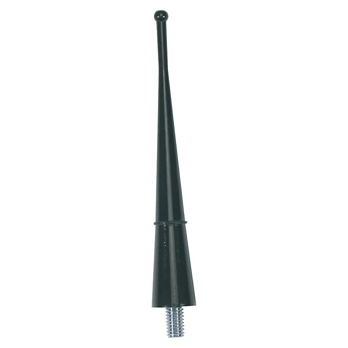 Antena extensible de recambio - Largo: 9 cm - Antena cónica negra con base roscada para una fijación segura, perfecta para radios.