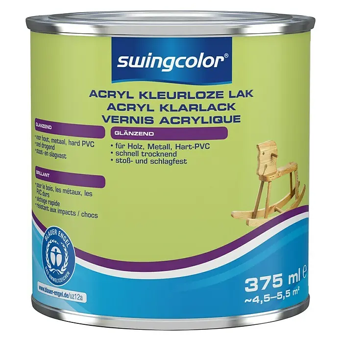 Lausitzer Farbwerke Bootlak traditionele jachtlak voor hout en metaal, bootkleur, scheepslak, jachtkleur, kleurloos, rood, groen, grijs, antracietgrijs, blauw, zwart, wit, bruin (10 l, wit (RAL 9010