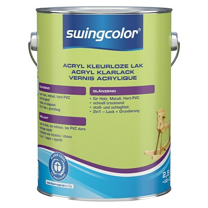 Swingcolor Vernice acrilica trasparente lucida