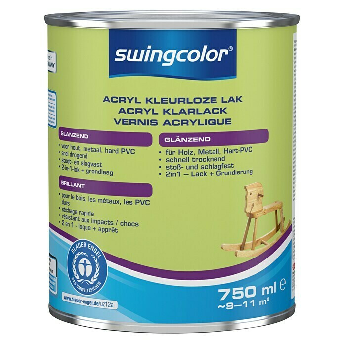 Swingcolor Vernice acrilica trasparente lucido