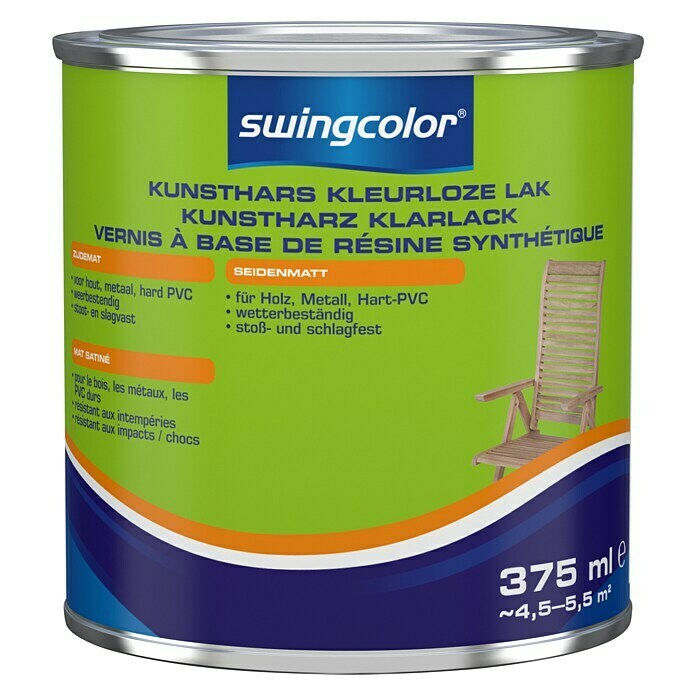 Swingcolor laque résine synthétique incolore satiné