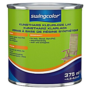 swingcolor Kunstharslak (Kleurloos, 375 ml, Zijdemat)