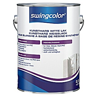 swingcolor Witte lak (Wit, Hoogglans, 2,5 l)