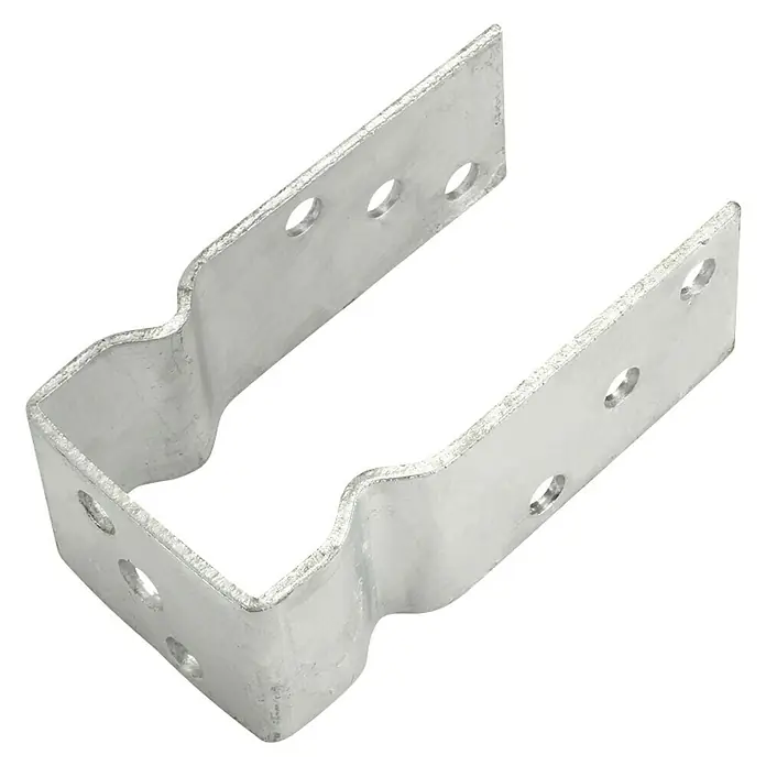 Stabilit U-Stützenschuh - L x B x H: 101 x 60 x 150 mm - Metallverbinder mit Löchern für Holzkonstruktionen. Vielseitig einsetzbar für stabile Verbindungen im Bauwesen oder Heimwerkerprojekten.