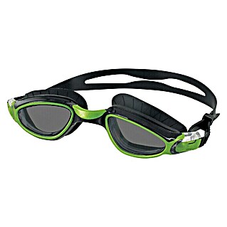 Seac Sub Gafas de natación Axis (Negro/lima, Lentes ahumadas)