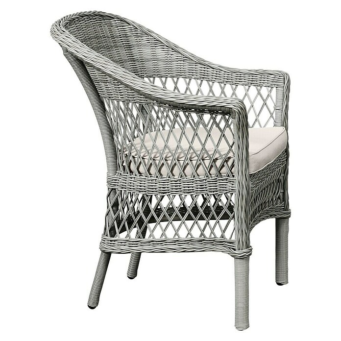 Vrtni fotelj  (Siva) | 8252 - Stühle Rattan | ICAB - Sommermöbel Stühle | ICA - Sommermöbel | IC - Freizeit im Garten | I - Stadtgarten | BAUHAUS