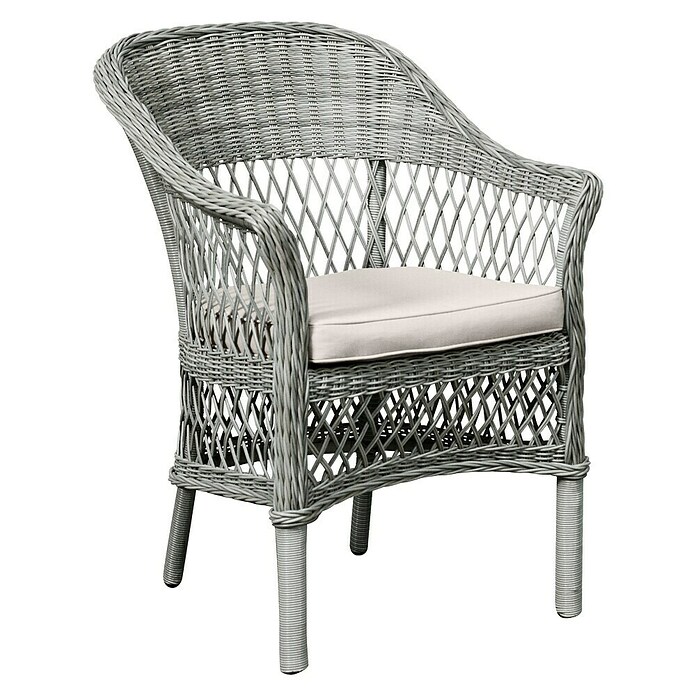 Vrtni fotelj  (Siva) | 8252 - Stühle Rattan | ICAB - Sommermöbel Stühle | ICA - Sommermöbel | IC - Freizeit im Garten | I - Stadtgarten | BAUHAUS