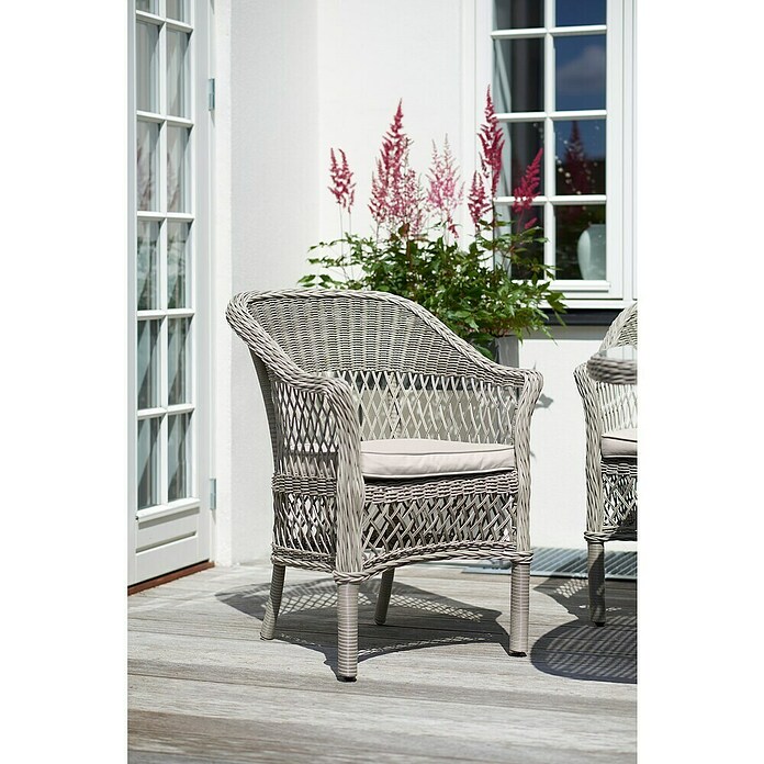 Vrtni fotelj  (Siva) | 8252 - Stühle Rattan | ICAB - Sommermöbel Stühle | ICA - Sommermöbel | IC - Freizeit im Garten | I - Stadtgarten | BAUHAUS