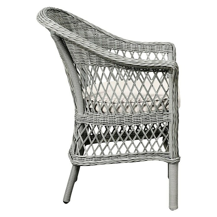 Vrtni fotelj  (Siva) | 8252 - Stühle Rattan | ICAB - Sommermöbel Stühle | ICA - Sommermöbel | IC - Freizeit im Garten | I - Stadtgarten | BAUHAUS