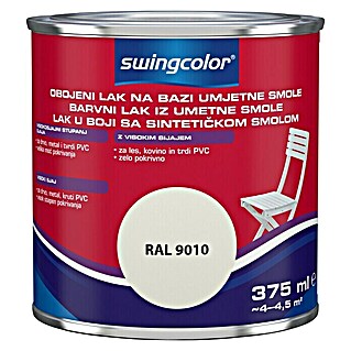swingcolor Lak u boji (Bijele boje, 375 ml, Visokog sjaja)