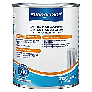 swingcolor Lak za radijatore (Bijele boje, 750 ml, Svilenkasti mat)