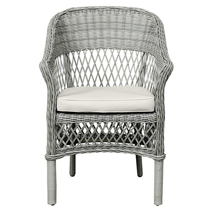 Vrtni fotelj  (Siva) | 8252 - Stühle Rattan | ICAB - Sommermöbel Stühle | ICA - Sommermöbel | IC - Freizeit im Garten | I - Stadtgarten | BAUHAUS
