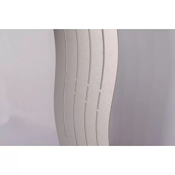 Szagato Heizkörperverkleidung Wave - B x L: 60 x 60 cm, Edelstahl, Matt, 1 Stk. - Detailaufnahme