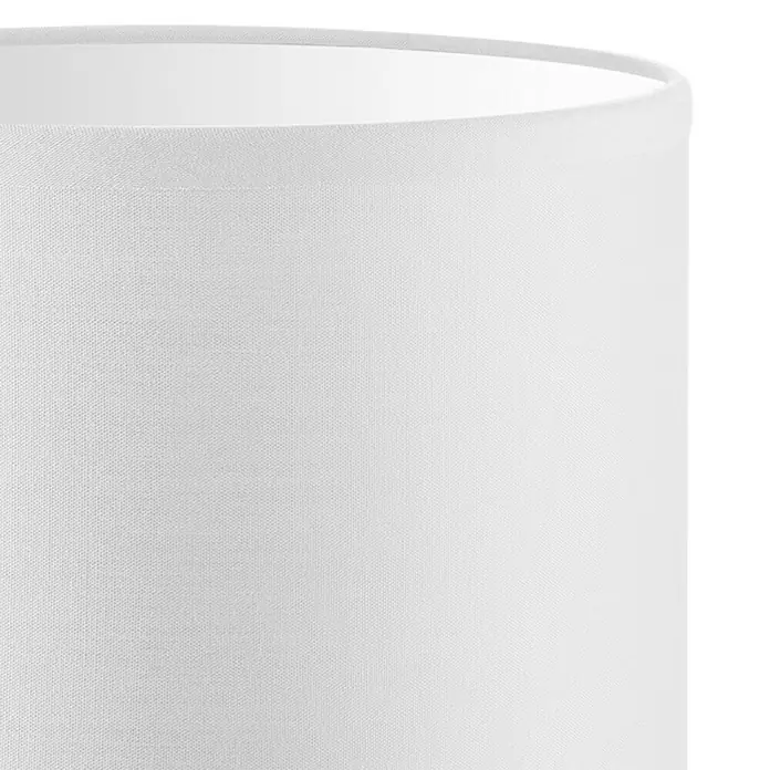 Home Sweet Home Lampenschirm Bling - Ø x H: 50 x 25 cm, Pure White, Baumwolle, Rund - Nahaufnahme eines eleganten, schlichten, weißen Lampenschirms, der ein sanftes, diffuses Licht verspricht. Zeitloses Design für Wohnräume.