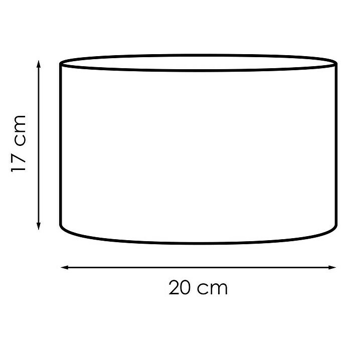Lampenschirm (Durchmesser: 200 mm, Farbe: Petunie, Stoff)