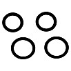 O-Ring-Sortiment (4 Stk., Gummi) | BAUHAUS