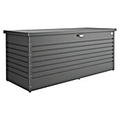 Biohort FreizeitBox Gartenbox 200 (L x B x H: 201 x 79 x 83 cm, Dunkelgrau Metallic, Stahl) | BAUHAUS